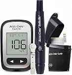 Kit Medidor de Glicose Accu-Chek Guide Me, mg/dL, 50 Tiras
