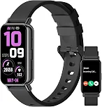 PEJE Band 1 Smartwatch Feminino com Chamadas, Tela HD 1,45' e 120+ Esportes
