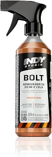 Removedor de Piche e Cola Automotivo Bolt Indy Studio, 500ml | Ação Rápida na Remoção de Colas de Adesivos, Piche e Etiquetas Altocolantes, Não Ataca o Verniz, Não Causa Manchas
