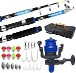 Kit de Pesca Jaú Pesca Vara Telescópica 1,65m + Molinete JP250 + Acessórios