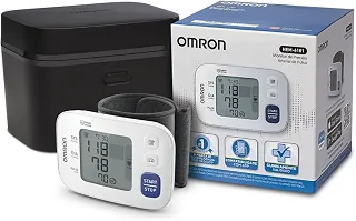 OMRON Aparelho De Pressão Arterial Digital De Pulso HEM-6181 Medidor