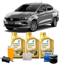 Kit Troca de Oleo + Filtro Combustivel e Oleo Fiat Cronos 1.0 Firefly 2022 A 2024