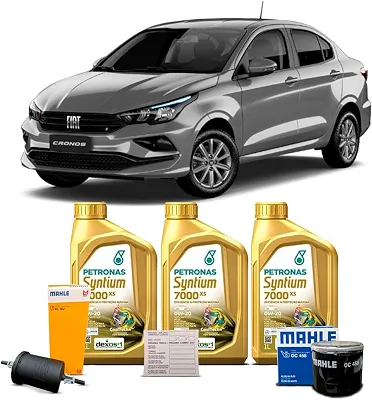 Kit Troca de Oleo + Filtro Combustivel e Oleo Fiat Cronos 1.0 Firefly 2022 A 2024