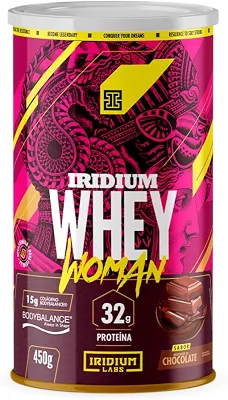 Whey Protein Woman Body Collagen - 450g - Iridium Labs Sabor: Milkshake de Chocolate