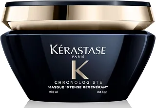 Kérastase Chronologiste Masque Intense Régénérant, Para Todos os Tipos de Cabelo, Regeneração e Hidratação Profunda, com Ácido Hialurônico e Vitamina E, 200ml