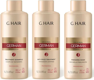 Escova Progressiva Ghair German Embalagem Nova 3 Passos 1 Litro