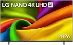Smart TV LG NANO UHD AI 4K NU855 75 polegadas 2026