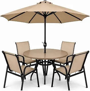 Ombrelone Guarda Sol Impermeável de Luxo Articulado Haste Central 3m Metros Para Área Externa Piscina Jardim Praia Lachonete
