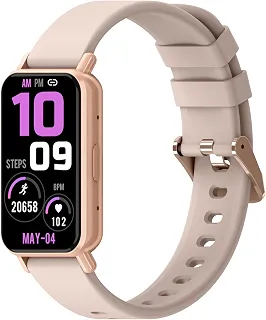 PEJE Band 1 Smartwatch Feminino com Chamadas, Tela HD 1,45' e 120+ Esportes