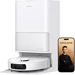 Dreame D20 Ultra Aspirador robô e Mopa, Sucção 13.000Pa, esvaziamento automático, limpeza automática da mopa, elevação da mopa, detecção ultrassônica de tapetes, fácil manutenção, 127v