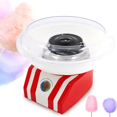 Máquina de algodão de caramelo para crianças, máquina de fazer doces de algodão, máquina de fazer fio de doces para casa, aniversário, festa familiar, presente de Natal
