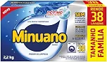 Minuano Sabão em Pó Concentrado Original, 2,2 kg, 38 Lavagens
