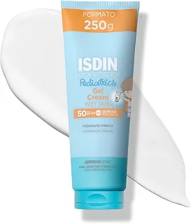 ISDIN Protetor Solar Corporal Infantil Gel Cream Pediatrics FPS 50-250g