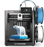 FLASHFORGE Impressora 3D Ad5X, Impressora 3D Multicolorida com Ifs, Nivelamento Totalmente Automático com Impressão de Alta Velocidade de Até 600 Mm/S E Bico com Temperatura Máxima de 300 °C, Grande