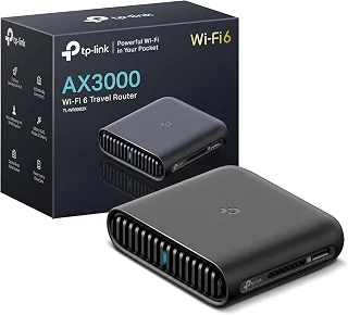 TP-Link Roteador de viagem Wi-Fi 6 AX3000 de banda dupla TL-WR3002X | Portátil multi-Gig | OpenVPN, WireGuard | Compartilhamento público fácil de Wi-Fi | Aprovado para hotel/cruzeiro/viagem | Cabo