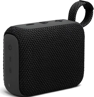 Caixa de Som Portátil GO 5W, Caixa de Som Bluetooth, Conexão USB, Cartão de Memória, Cabo P2, Som Limpo e Potente, Perfeita Para Viagens, Festas, Praia, Botões de Controle, Impermeável, Som Alto