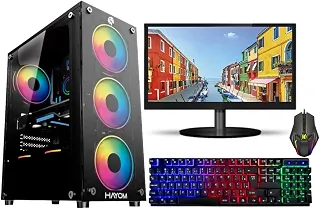 PC GAMER AMD RYZEN 5 5600GT - 16GB DDR4 - SSD 480GB - RADEON VEGA 7 - MONITOR 19'' - KIT GAMER RGB