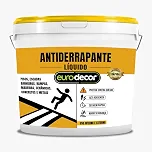 Antiderrapante Líquido Incolor Euro decor 3,6kg. Proteção total sem alterar a estética do seu piso. Ideal para porcelanato, mármore e ardósia. Segurança discreta e duradoura.
