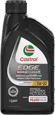 Castrol Óleo de motor sintético avançado EDGE High Mileage 5W-30, 1 litro