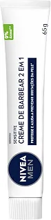 Creme de Barbear NIVEA Men Sensitive 2 em 1, 65g