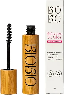 Máscara de cílios natural, BioBio, vegetal a mineral (Rímel), Vegano, 8g