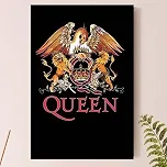 Placa Quadro Decorativo - Banda Queen - Decoração Rock (Queen_03)