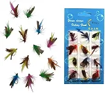 Isca Pesca Mosca Artificial Pescaria Esportiva Peixe Captura Tucunare Robalo Tainha Traira Tilapia Lambari Mar Rio Lago