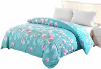 Edredom Casal Dupla Face Estampas Variadas 1 Peça em Microfibra - Floral