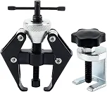 vvag Terminal de bateria e extrator do braço do limpador, kit de ferramentas de remoção do braço do limpador de para-brisa, kit de ferramentas de reparo de extrator de rolamento de braço de aço