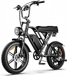 Bicicleta Elétrica HDJ G60 Aro 20 - Motor 1000W, Bateria 48V 15Ah 32Mph, Até 50km Autonomia, Suspensão Dupla, Freio Hidráulico, 7 Velocidades - Mobilidade Urbana para Adultos