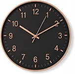 Relógio de Parede Minimalista Preto 30cm x 30cm Decoração de Parede Enfeites Utilidades Domésticas Premium