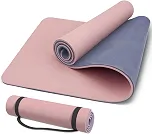 Tapete Yoga, Pilates, Tapete para Exercício Físico, Resistente, Macio, Base Antiderrapante e Premium, 183cm*61cm, 6mm