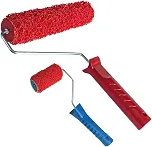 Kit Rolo Textura Cabelo de Anjo com Cabo 23cm e 9cm Ideal Para Efeitos Rústico Aplicação de Argamassa Massa Corrida