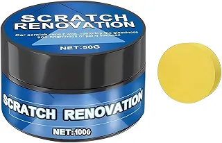 Removedor de arranhões de cera para pintura automotiva, 100g