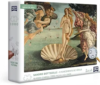 Toyster - Quebra-cabeça: Sandro Botticelli - Nascimento de Vênus - 1000 peças - Game Office