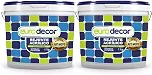 KIT 2 Unidades Rejunte Acrílico 1kg Eurodecor + Rodinho - Rejunte Líquido de Fácil Aplicação Banheiro Cozinha e Piscinas - Resistente a Manchas e Fungos - Kit Econômico (Grafite)