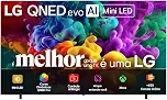 Smart TV LG QNED evo Mini LED AI 4K QNED85 100 polegadas 2026
