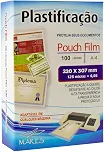 Plástico para Plastificação Pouch Film, Mares 53211, Multicor, A4, Pacote de 100