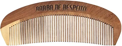 Pente de Madeira - Original, Barba de Respeito