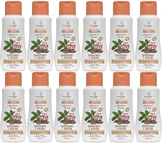 Kit 12 Sabonete Líquido Íntimo Barbatimão E Aroeira 200Ml