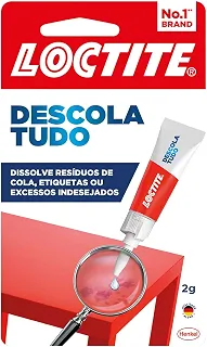 Loctite Descola Tudo, Removedor de Cola Multiúso, Transparente, 1x2g