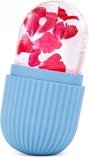Massageador Facial de Gelo Reutilizável em Silicone | Reduz Inchaço e Olheiras | Efeito Lifting Natural | Refresca, Tonifica e Revitaliza a Pele | Skincare Facial Premium
