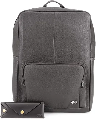 Mochila De Couro Legítimo Bolsa para Notebook Executiva Slim