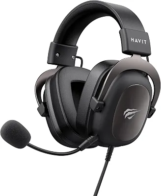 Havit Headphone Fone de Ouvido H2002d, Gamer, com Microfone, Falante 53mm, Plug 3, 5mm: compatível com XBOX ONE e PS4, HAVIT, HV-H2002d