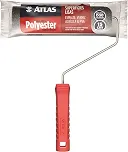Atlas - Rolo de Pintura de Espuma de 15cm em 100% Poliéster e Com Densidade 30 (kg/m³), Cor Cinza