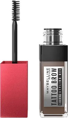 Maybelline NY Gel de Sobrancelha Tattoo Brow Até 3 Dias de Duração, Cor Deep Brown, 5g