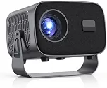 Projetor Portátil A10 Plus HD 720p | Android Integrado | Wi-Fi 2.4G/5G + Bluetooth | Compatível com Alexa | Auto Keystone e Foco Eletrônico | Projeção Até 120' | Home Cinema