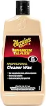 Meguiar's Cera de limpeza profissional M0616 - Removedor de redemoinhos e arranhões, polimento de carro e cera de carro em um líquido - Um passo para detalhes profissionais, 473 ml (a embalagem pode