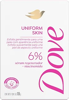 Dove Sabonete Sérum Em Barra Uniform Skin 135g