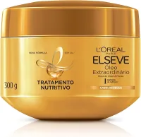 L'Oréal Paris Elseve Óleo Extraordinário Creme de Tratamento para Nutrição Intensa de Cabelos Secos, com Micro-Óleos de Flores Preciosas para Maciez e Brilho 300g
